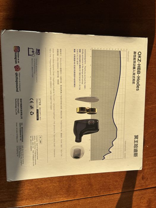 Слушалки IEM QKZ xHBB Hades