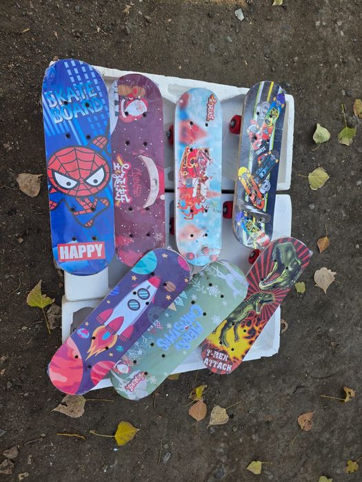 Скейт детский деревянный