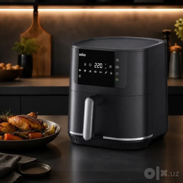 Аэрогриль Braun HF5034IBK, 6 л, 8 программ