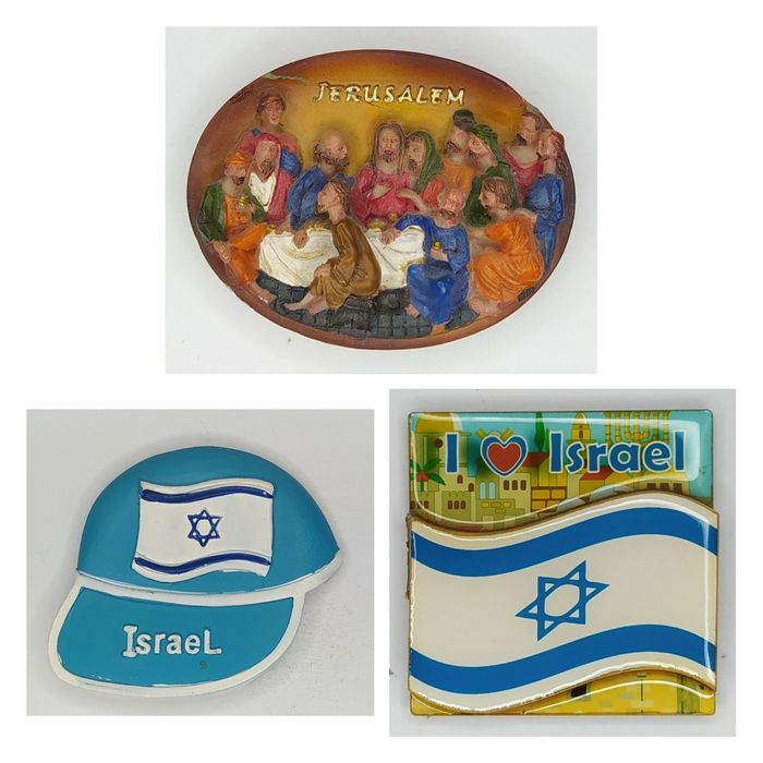 Magneti frigider Israel si Palestina, Marea Moarta, Haifa, Tel Aviv