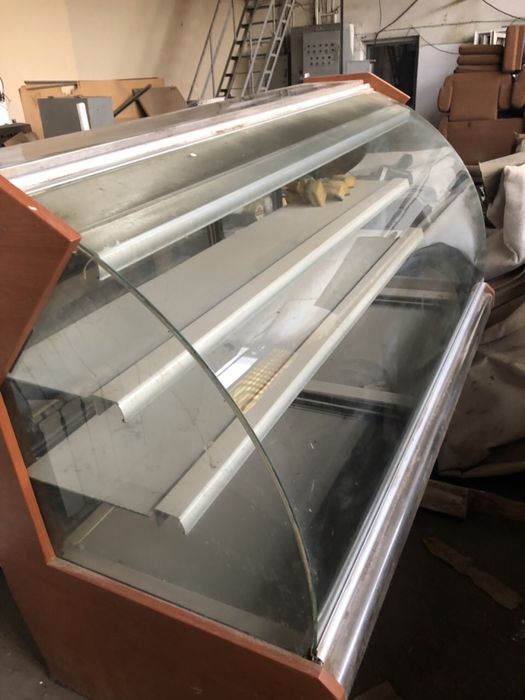 Професионална ел готварска печка,судена витрина