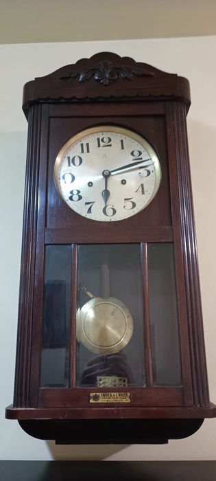 Ceas de perete mecanic vintage cu pendul
