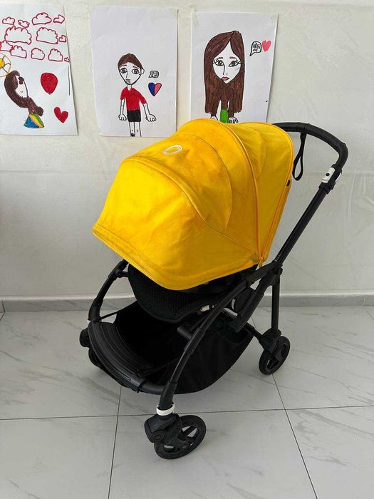 продается коляска Bugaboo bee 6 Complete BLACKBLACK-LEMON YELLOW