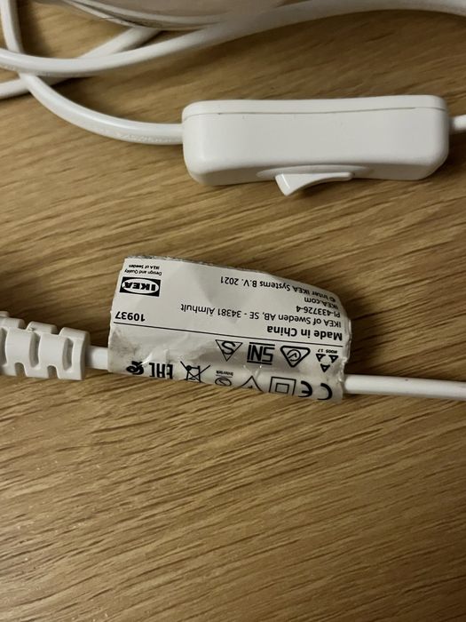 настолна лампа KNUBBING ikea