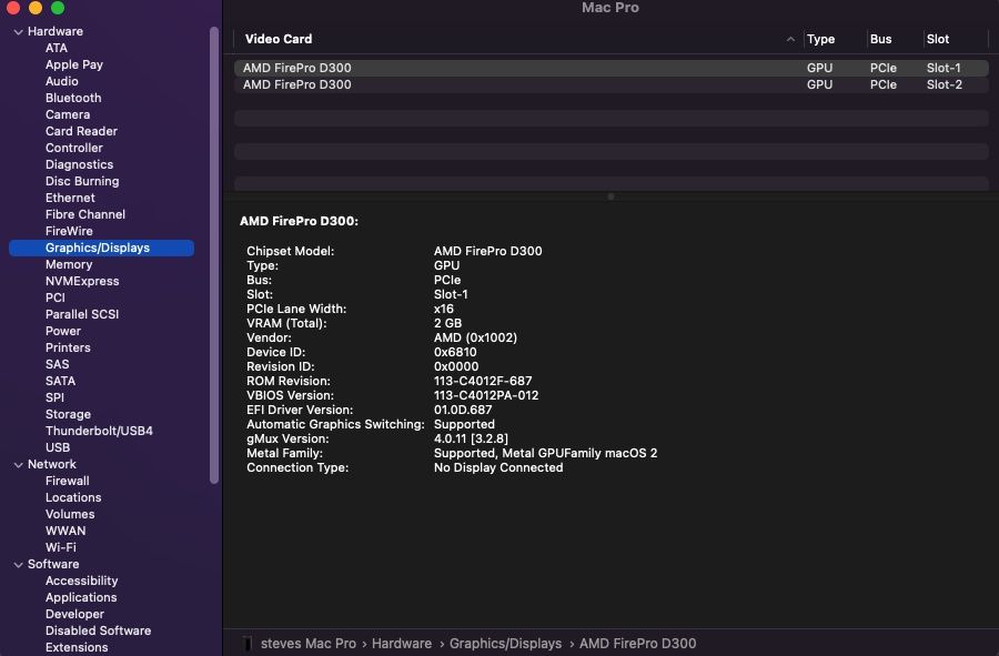 Работна станция Apple Mac Pro 6.1 Late 2013 E5 3.7GHz/32GB DDR3/D300