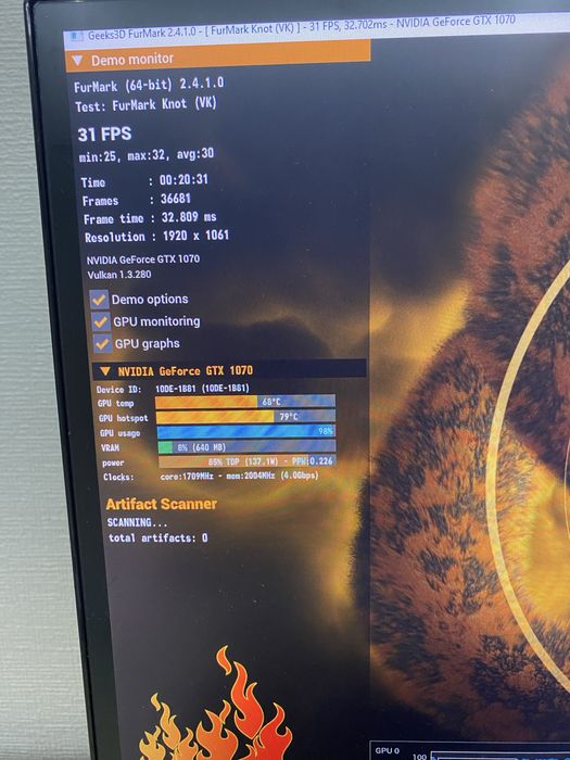 Видеокарта GeForce GTX 1070