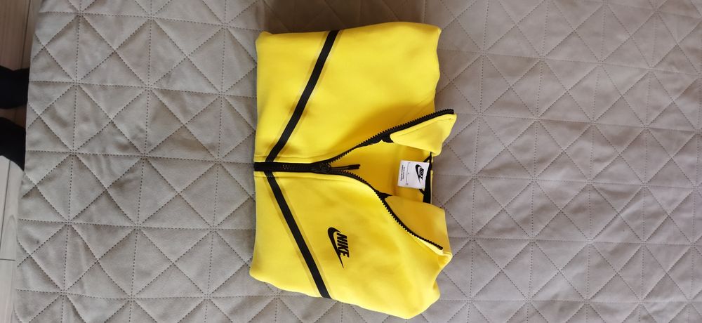 Nike tech Tracksuit yellow
