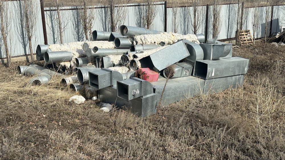 Продам вентиляционные трубы б/у