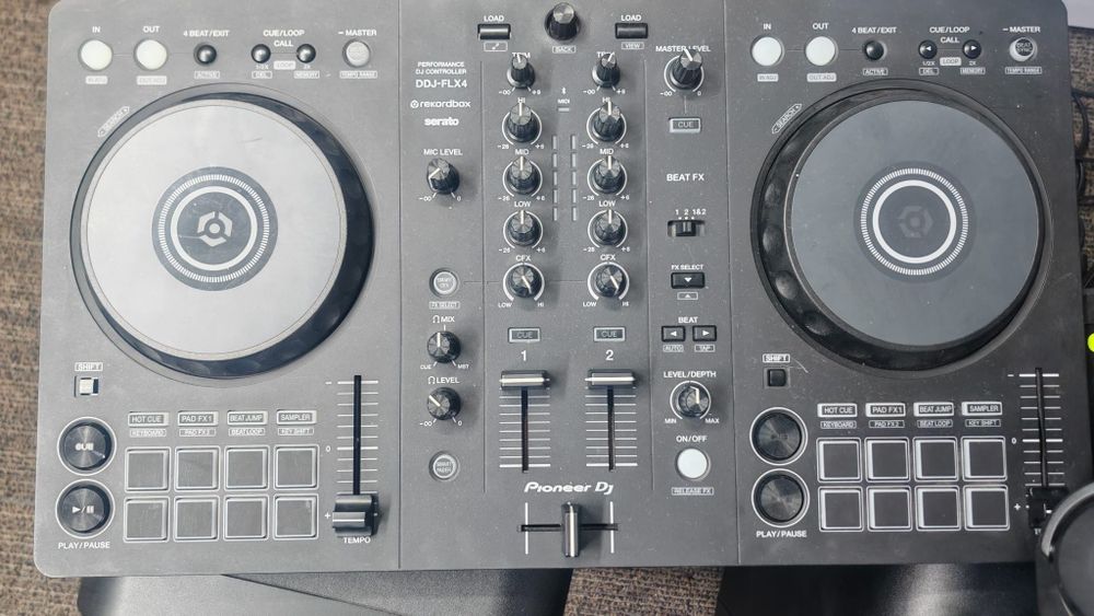 Sistem sunet studio complet Pioneer DDJ FLX4 plus difuzoare casti si accesorii