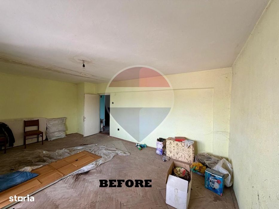 Apartament cu 3 camere de vânzare în zona Brailei