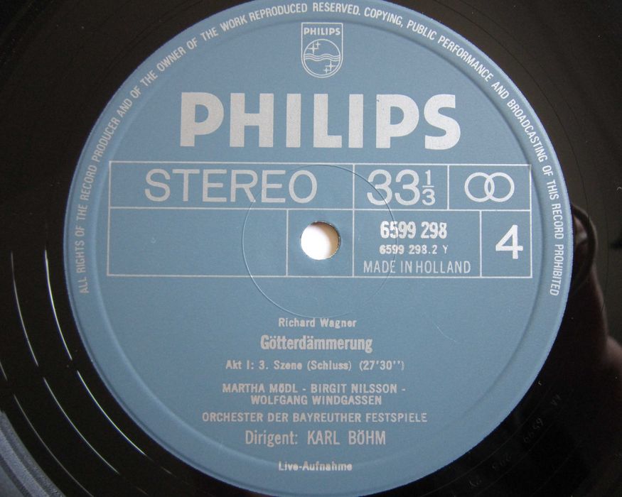 rar vinil Amurgul zeilor Gotterdammerung Wagner Karl Bohm 1973