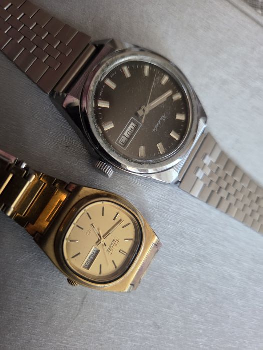 Лот стари ръчни часовници Ракета и Seiko