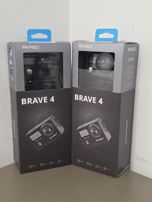 Camera Video Sport WiFi AKASO® BRAVE4 UltraHD 4K/30FPS/20MP, Giroscop/EIS, Unghi Reglabil 170°, Waterproof, SIGILATE