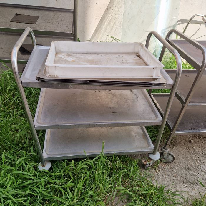 Cărucioare tavi cuptor convectie electric sau gaz