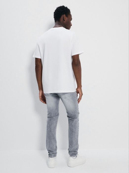Blugi Gri Barbati Slim