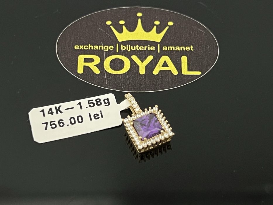 Bijuteria Royal CB : Pandant aur 14k 585   1,58 gr