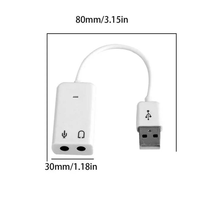 Новая Внешняя звуковая карта USB 7.1 Channel Sound