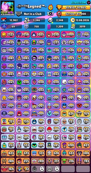 Продам аккаунт  Brawl Stars
