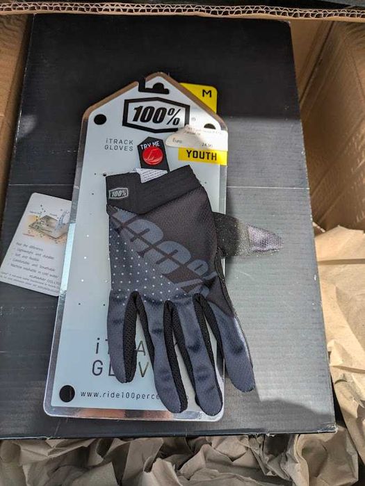 Нови юношески ръкавици 100% - iTrack - размер М