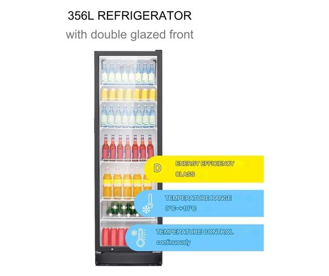 Нова хладилна витрина Bomann KSG7351N 347 литра