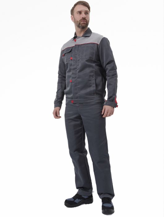 Костюм куртка/брюки темно серый цвет
