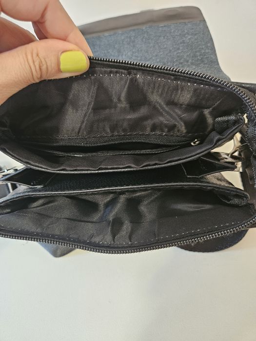 Мъжка чанта, черна