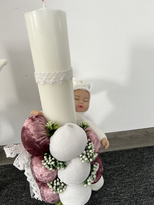 Lumanari botez baiat / fetita