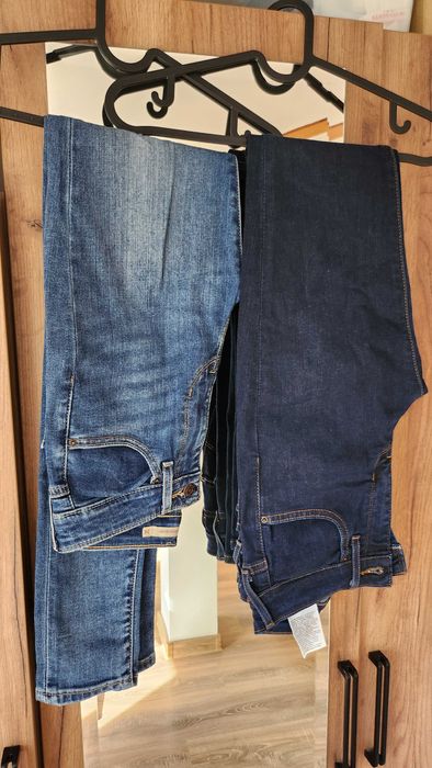 Дънки Levis skinny fit high rise w24 l32 син цвят и тъмно син