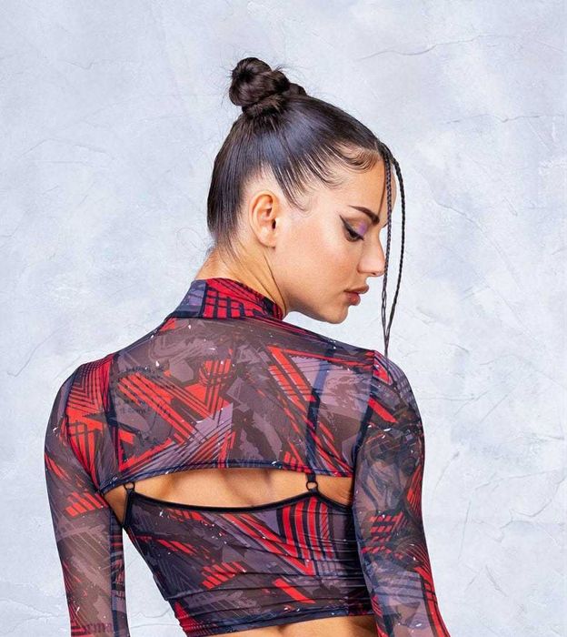 Badinka Futura Mesh 1 Piece Shrug Топ