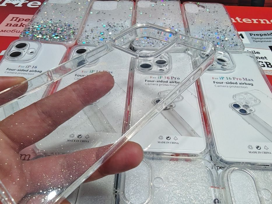 Iphone 16,iphone 16+,iphone 16 pro,iphone 16 pro max силиконов гръб