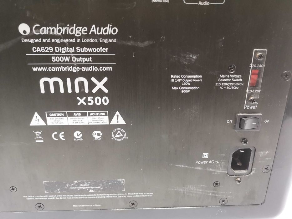 Буфер / Субуфер - Cambridge Audio Minx X500 / 500W
