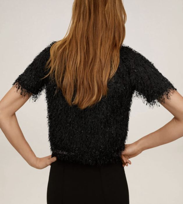 Къса блуза Mango