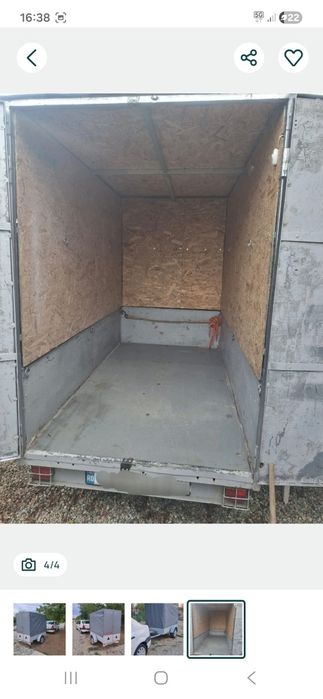 Platforma 2 axe / Remorca 750 kg / INCHIRIEZ