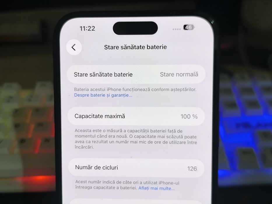 iPhone 16+ Plus,100% bateria,Impecabil, iPhone 16