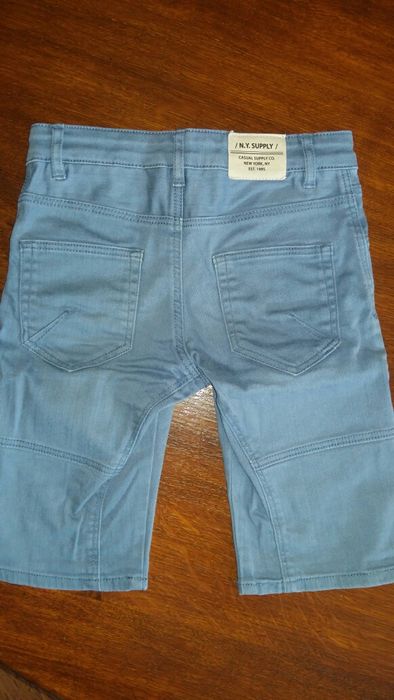 Детски дънкови къси панталони/бермуди