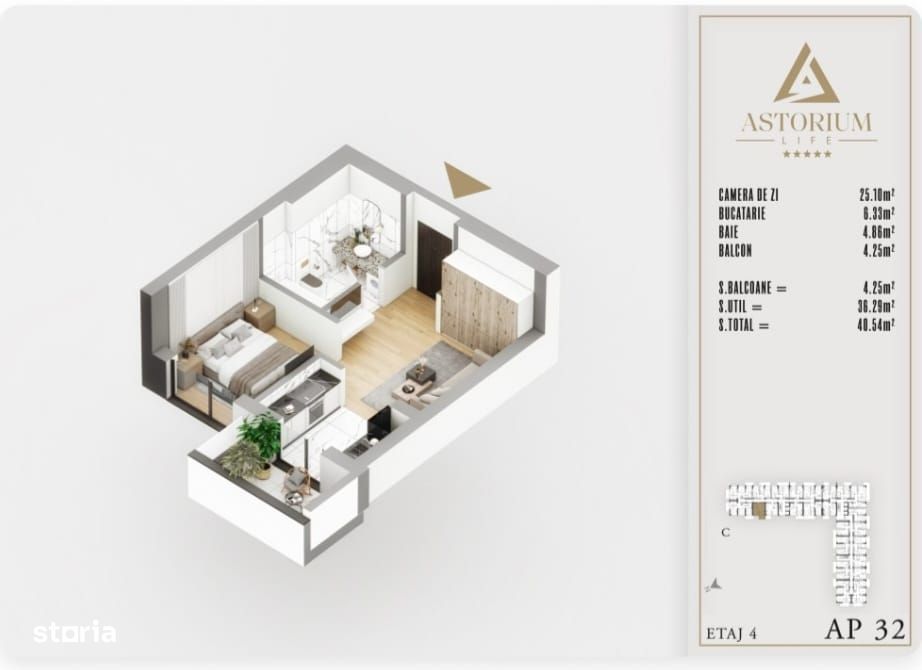 Garsoniera_Complex Premium_Astorium Life
