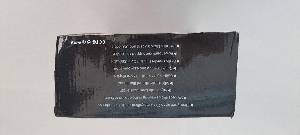 Binoclu cu viziune nocturnă HD pentru exterior, cu infrarosu