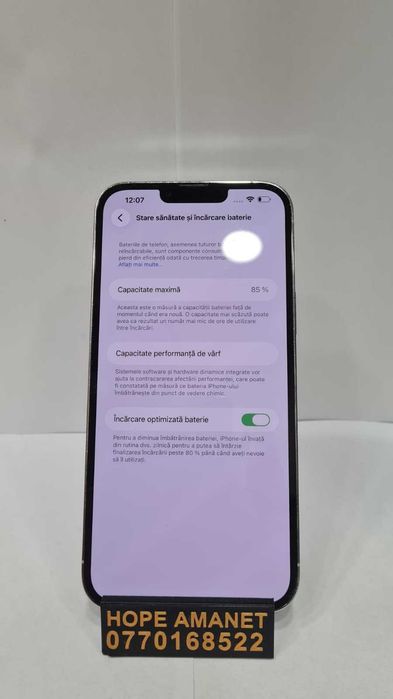 Hope Amanet P1/IPHONE 13PROMAX/128GB/85% BAT #38339