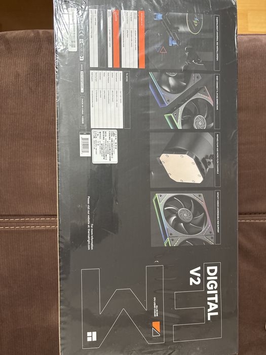 Thermalright FROZEN MAGIC 360 DIGITAL ARGB BLACK V2 AIO CPU Liquid Cooling for AM4 AM5 Intel LGA1851/1700/115X/1200 Water Cooler