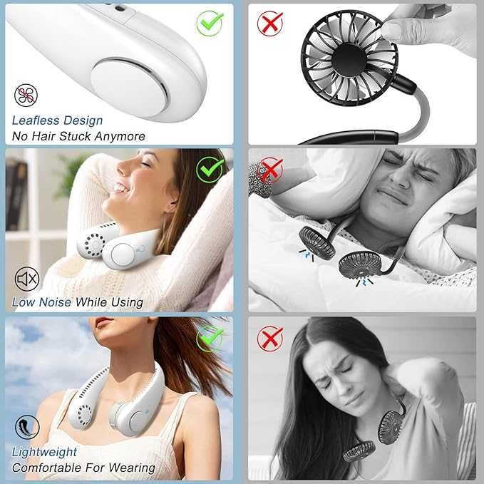 Вентилатор за врата с 3 скорости от  Timiyou