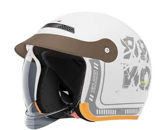 Каска за Мотор/Скутер/АТВ/Тротинетка 4-ри цвят