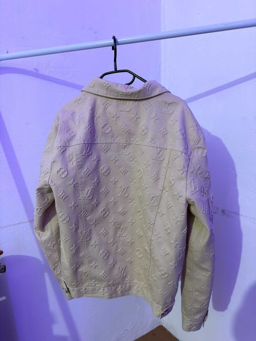 Jacheta Blugi Denim LV Crem