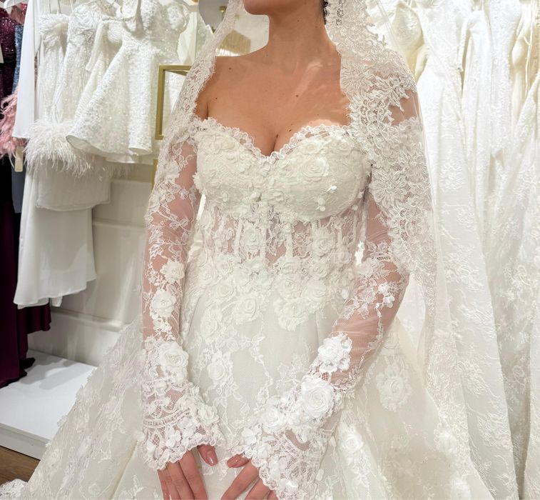 Rochie mireasa nepurtata
