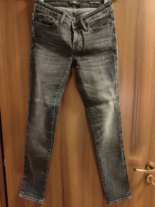 Blugi dama gri 7 for all Mankind, purtați o singura data