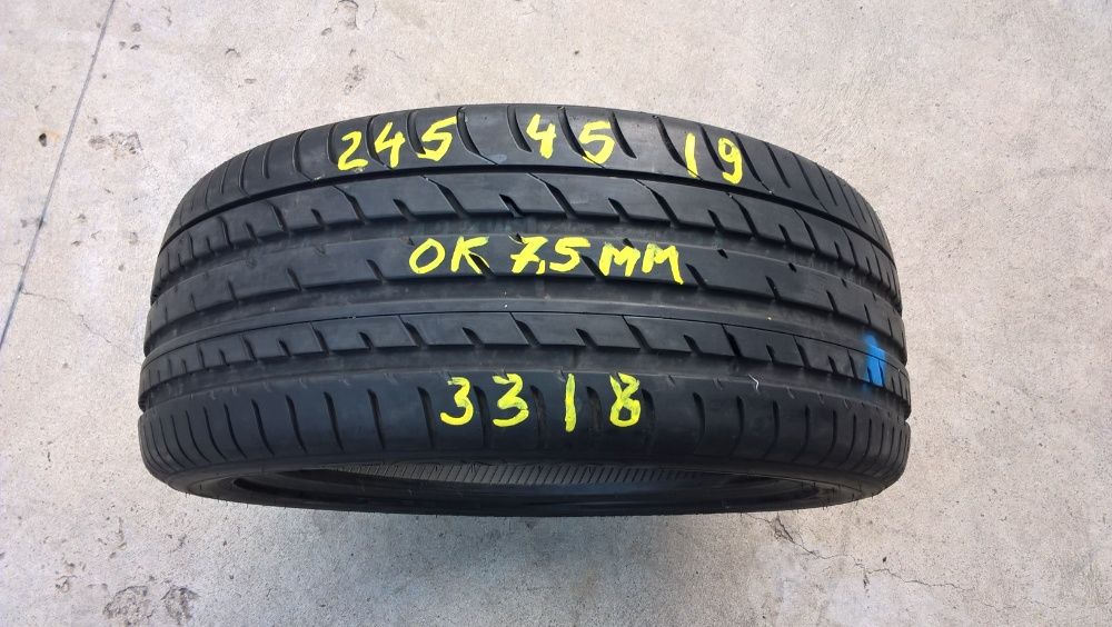 O anvelopa de vara 245 45 19 toyo proxes sport profil 7,5 mm