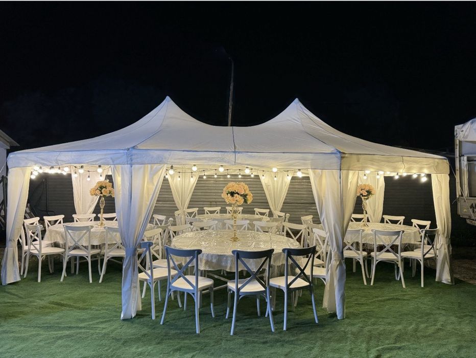 Шатёр аренда палатка стол стулья посуда оформления  24/7