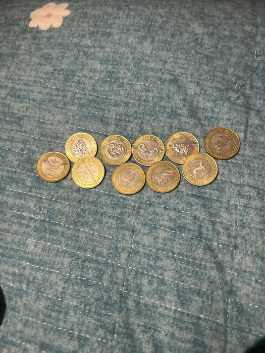 100тенге жеті қазыналық монета