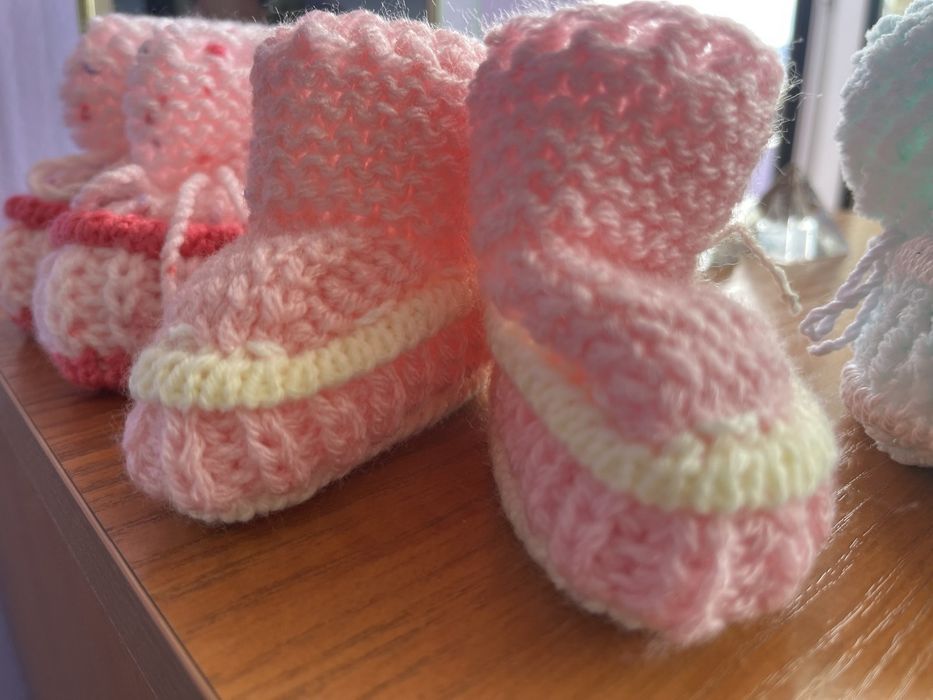 Ръчно плетени терлички