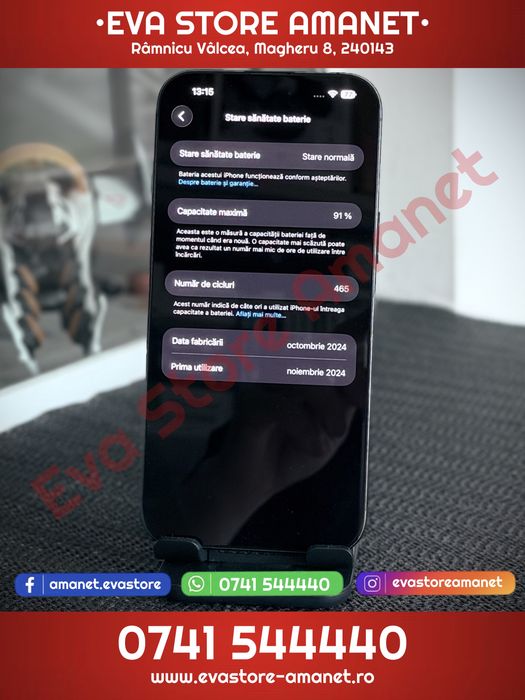 Apple iPhone 16 Pro Max Black Titanium 256GB Neverlocked