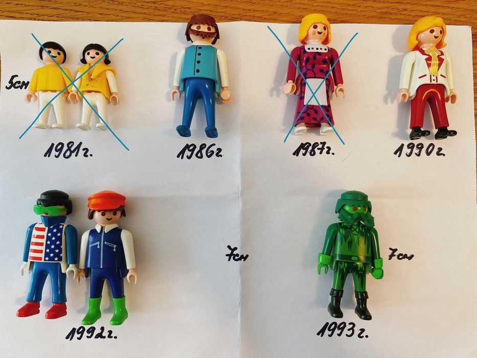 Playmobil Vintage Figures - Плеймобил винтидж фигури 1974-2012